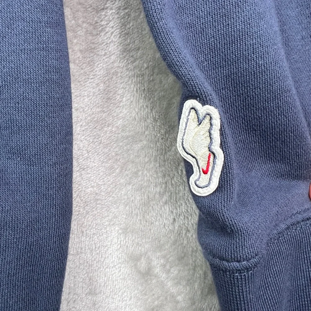 Nike BTS Baskteball Graphic Hoodie Mens XL‎ Blue Fleece Pullover Long Sleeve